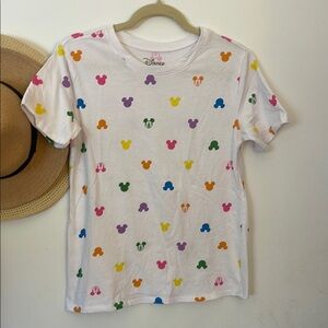 Disney White Mickey Mouse Tee